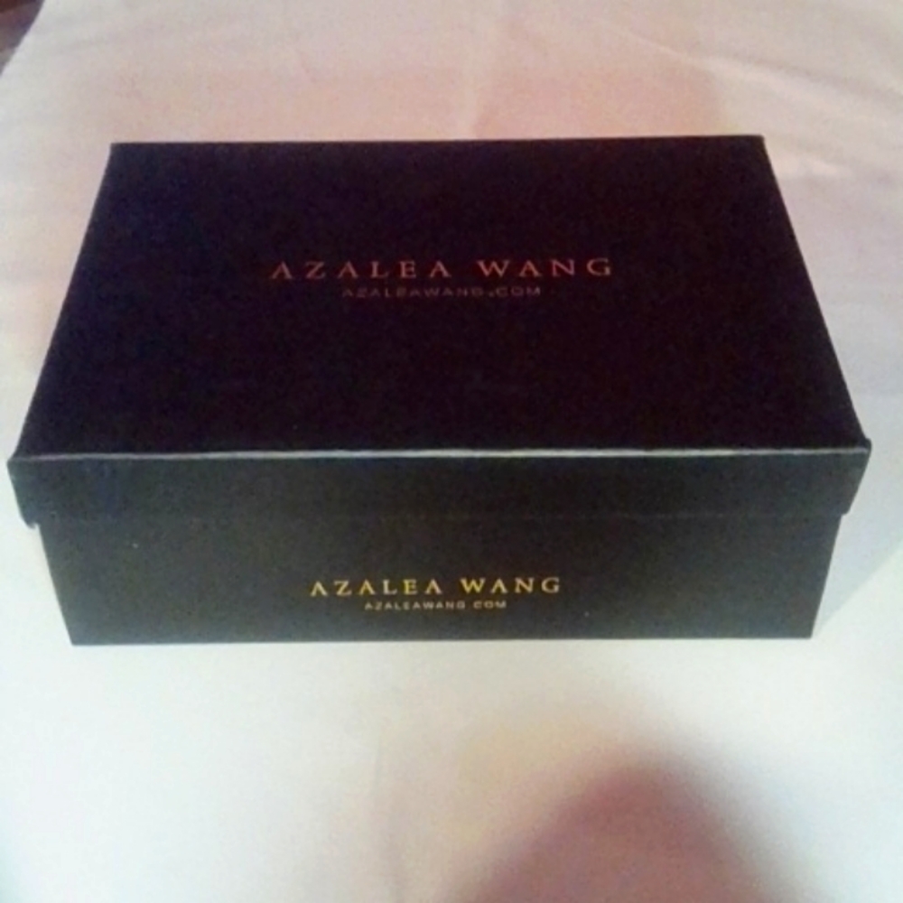 Black & Gold Azalea Wang Shoe Box (Empty)
